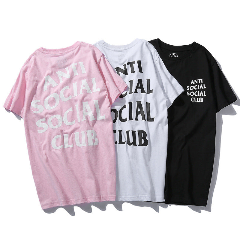 2017 Summer Couple's Loose Cotton T-Shirt with Print