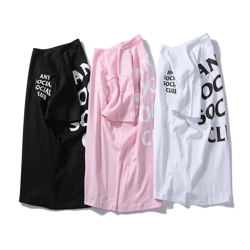 2017 Summer Couple's Loose Cotton T-Shirt with Print